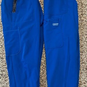Cherokee and Dickies Women’s Royal blue Joggers CS Petite